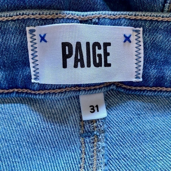 NEW w/TAGS PAIGE Claudine High Rise Ankle Flair Jeans Women's Size 31 - Picture 4 of 13
